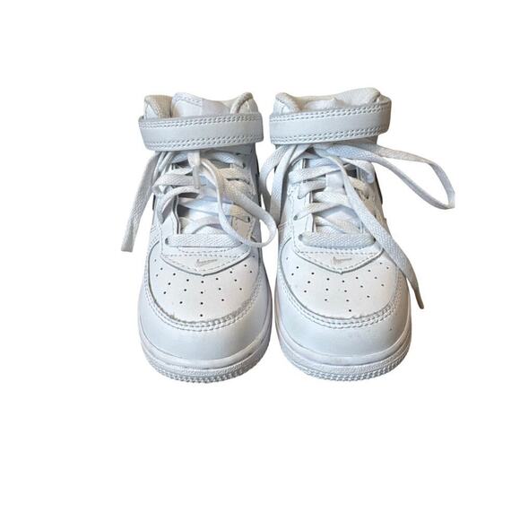 Nike Other - BABY/Toddler NIKE Air Force One Mid Sneaker, 8C, Lace & Velcro